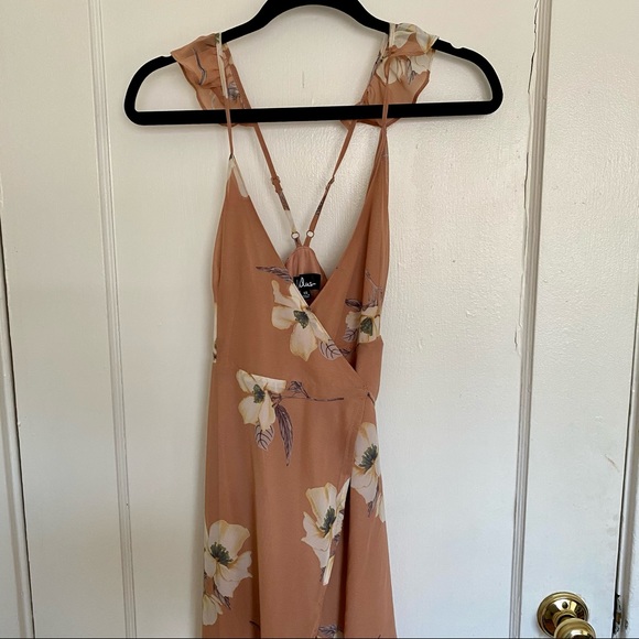 Lulus All Mine Rusty Rose Floral High-Low Maxi - Picture 6 of 6